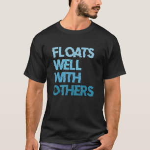 Fluss-Schlauchbootfahren passt gut zu anderen T-Shirt