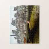 Fluss Seine Paris. Puzzle (Vertikal)