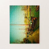 Fluss Seine Paris. Puzzle (Vertikal)