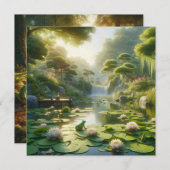 Fluss Serenity Feiertagskarte (Vorne/Hinten)