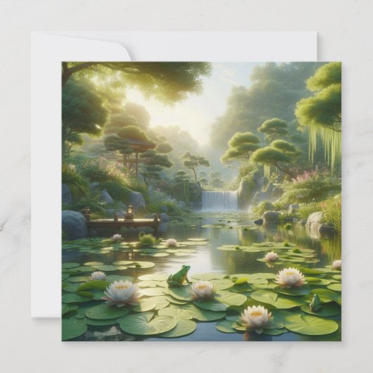 Fluss Serenity Feiertagskarte (Vorderseite)