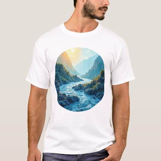 Fluss Serenity T-Shirt (Vorderseite)