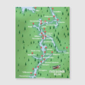 Fluss Shannon Ireland Karte (Vorderseite)