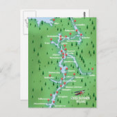 Fluss Shannon Ireland Karte (Vorne/Hinten)