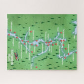 Fluss Shannon Ireland Karte Puzzle (Horizontal)