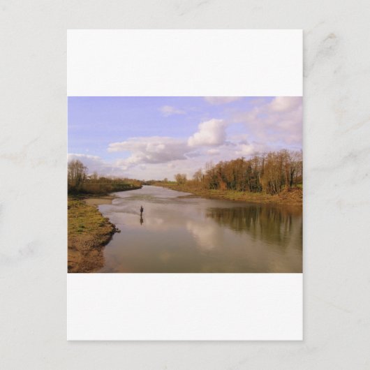 Fluss Shannon Postkarte (Vorderseite)