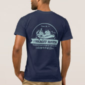 Fluss Skagit (Rafting 2) T-Shirt (Rückseite)