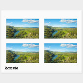 Fluss Snake, Central Idaho, Rechteckiger Aufkleber (Blatt)