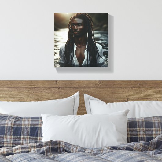 Fluss Solace Leinwanddruck (Insitu (Schlafzimmer))