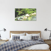 Fluss South 0365 Art Leinwanddruck (Insitu (Schlafzimmer))