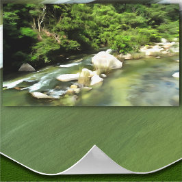 Fluss South 0365 Art Print Poster