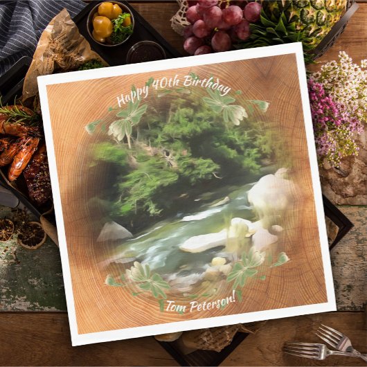 Fluss South Birthday 0365 Serviette