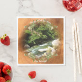 Fluss South Birthday 0365 Serviette (Beispiel)