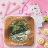 Fluss South Birthday 0365 Square Pappteller (Party)