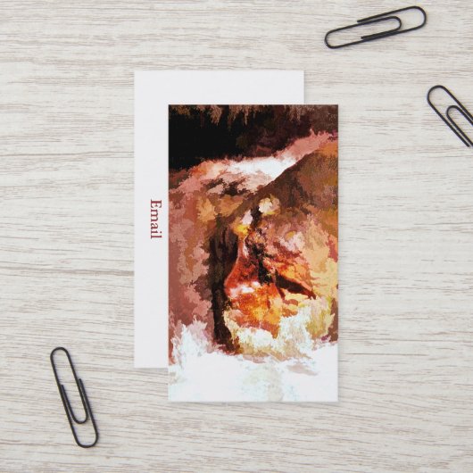 FLUSS SPIRIT VISITENKARTE (Vorderseite/Rückseite Beispiel)