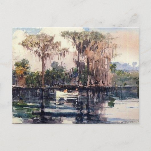 Fluss St. John, Florida von Winslow Homer Postkarte (Vorderseite)