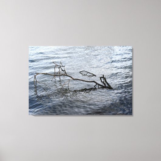 Fluss, Stillleben Leinwanddruck (Vorderseite)