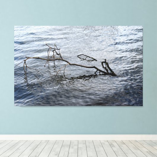 Fluss, Stillleben Leinwanddruck (Insitu (Holzboden))