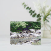 Fluss Stones Postkarte (Stehend Vorderseite)