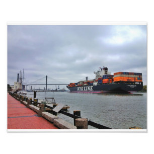 Fluss Street, Savannah Fotodruck
