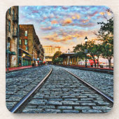 Fluss Street Savannah Untersetzer (Vorderseite)