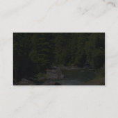 Fluss-Strom-Baum-Wälder Visitenkarte (Rückseite)
