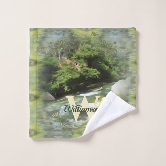 Fluss Süd 0365 Badhandtuch Set (Waschlappen)