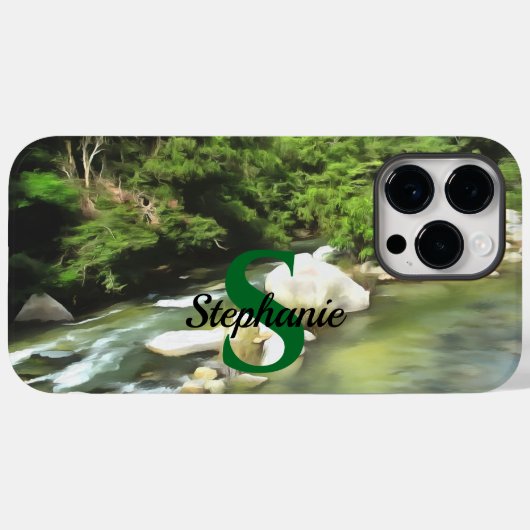 Fluss Süd 0365 Case-Mate iPhone Hülle (Rückseite (Horizontal))