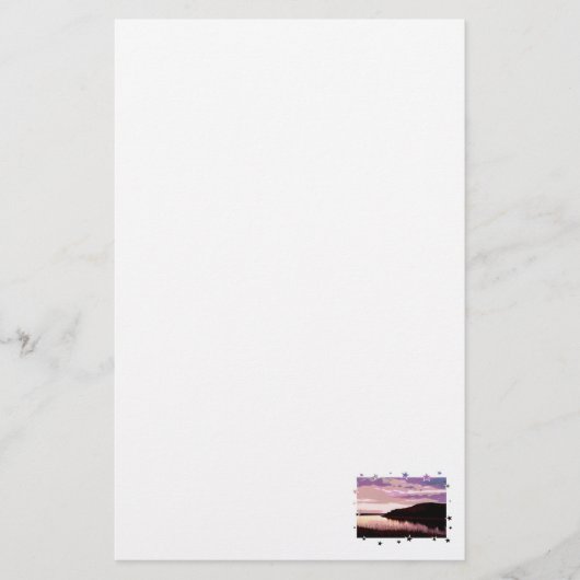 FLUSS SUNSET BRIEFPAPIER (Vorderseite)