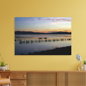 Fluss Sunset Leinwanddruck (Insitu (Wohnzimmer))