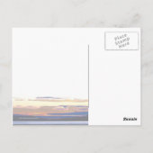 Fluss Sunset Postkarte (Rückseite)
