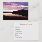 FLUSS SUNSET VISITENKARTE (Vorne/Hinten)