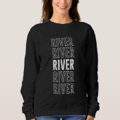 Fluss Sweatshirt (Vorderseite)