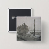 Fluss-Szene John Constables | mit Schiff am Button (Vorne & Hinten)