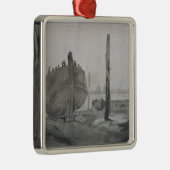 Fluss-Szene John Constables | mit Schiff am Ornament Aus Metall (Rechts)