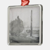 Fluss-Szene John Constables | mit Schiff am Ornament Aus Metall (Links)