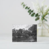 Fluss Taff, Bute Park, Cardiff Visitenkarte (Stehend Vorderseite)