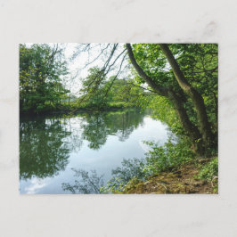 Fluss Taff, Cardiff, Wales. Postkarte