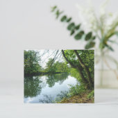 Fluss Taff, Cardiff, Wales. Postkarte (Stehend Vorderseite)