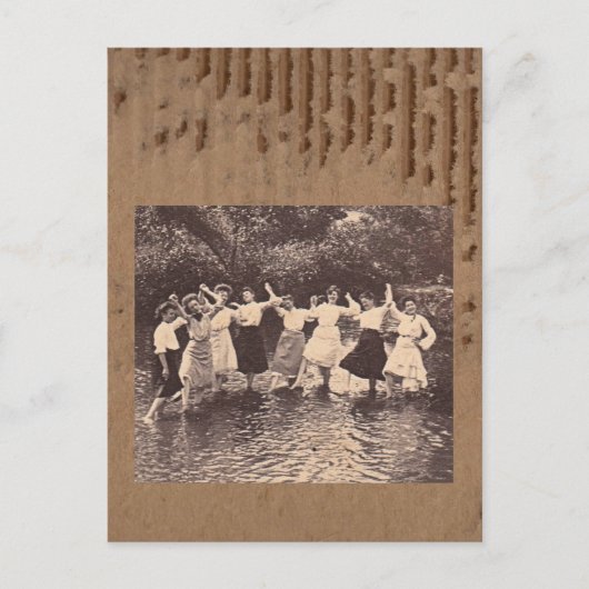 Fluss-Tanz Postkarte (Vorderseite)