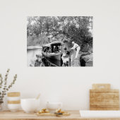 Fluss Tomoka, Florida, 1880 Poster (Küche)