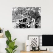 Fluss Tomoka, Florida, 1880 Poster (Heimbüro)