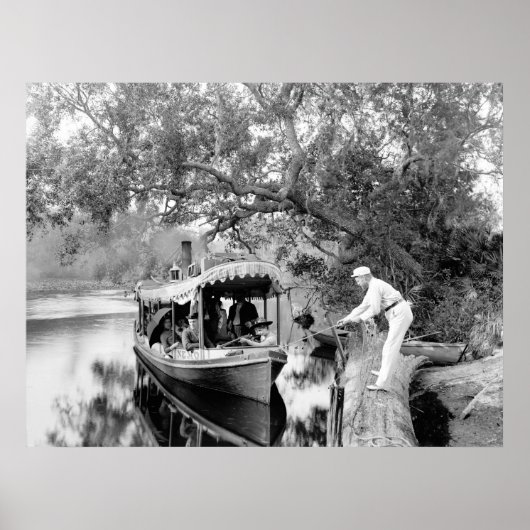 Fluss Tomoka, Florida, 1880 Poster (Vorne)