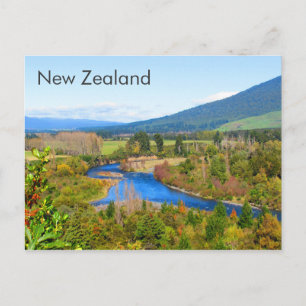 Fluss Tongariro, neuseeländische Postkarte
