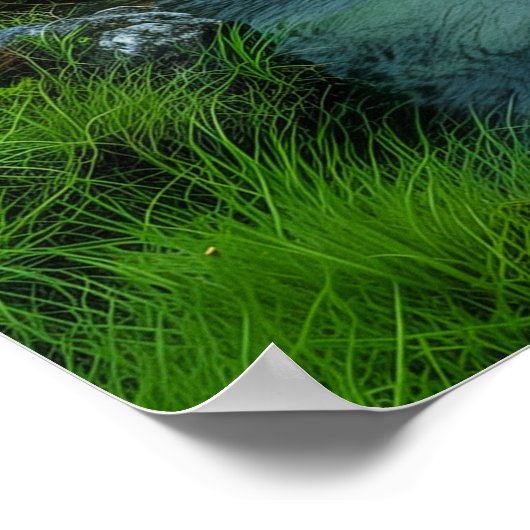 Fluss Tranquil Poster (Ecke)