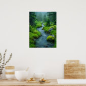 Fluss Tranquil Poster (Küche)