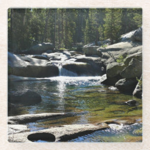 Fluss Tuolumne in Tuolumne Meadows, Yosemite, CA Glasuntersetzer