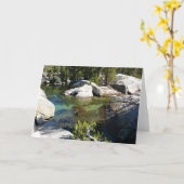 Fluss Tuolumne in Tuolumne Meadows, Yosemite, CA Karte (Gelbe Blume)