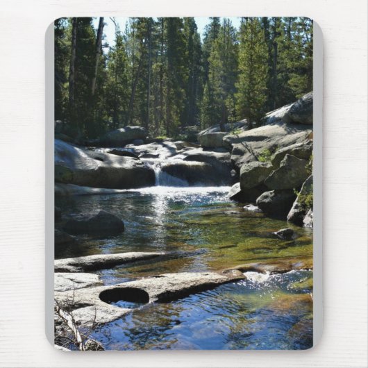 Fluss Tuolumne in Tuolumne Meadows, Yosemite, CA Mousepad (Vorne)