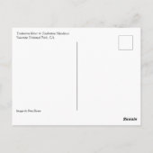 Fluss Tuolumne in Tuolumne Meadows, Yosemite, CA P Postkarte (Rückseite)